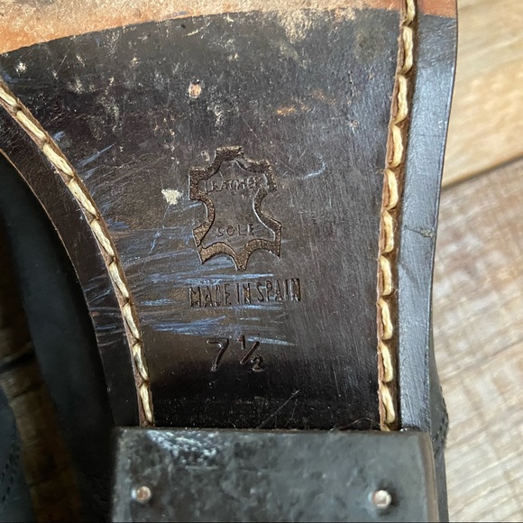 Guess Vintage 90s Black and White Ankle Booties Size 7.5 - Picture 10 of 13